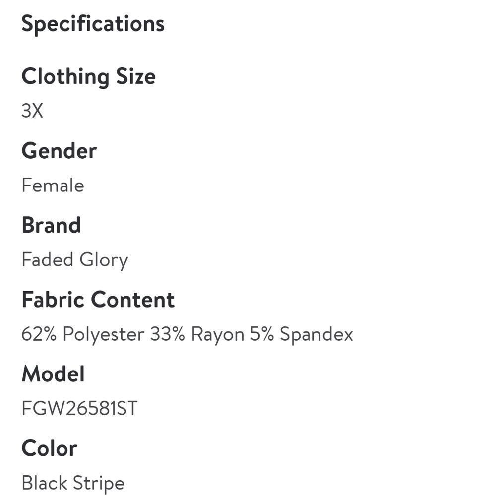 🆕️ NWT Black & White Plus Size Skirt - Picture 2 of 4